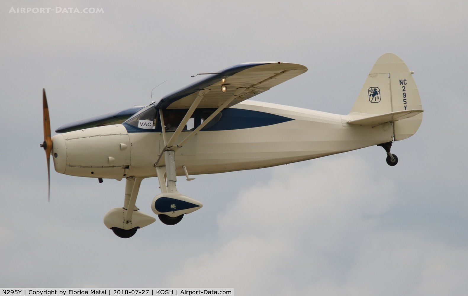 N295Y, 1940 Fairchild 24W-41A C/N W40-102, OSH 2018