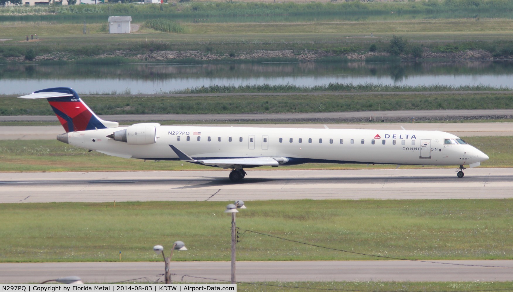 N297PQ, 2013 Bombardier CRJ-900 (CL-600-2D24) C/N 15302, DTW 2014