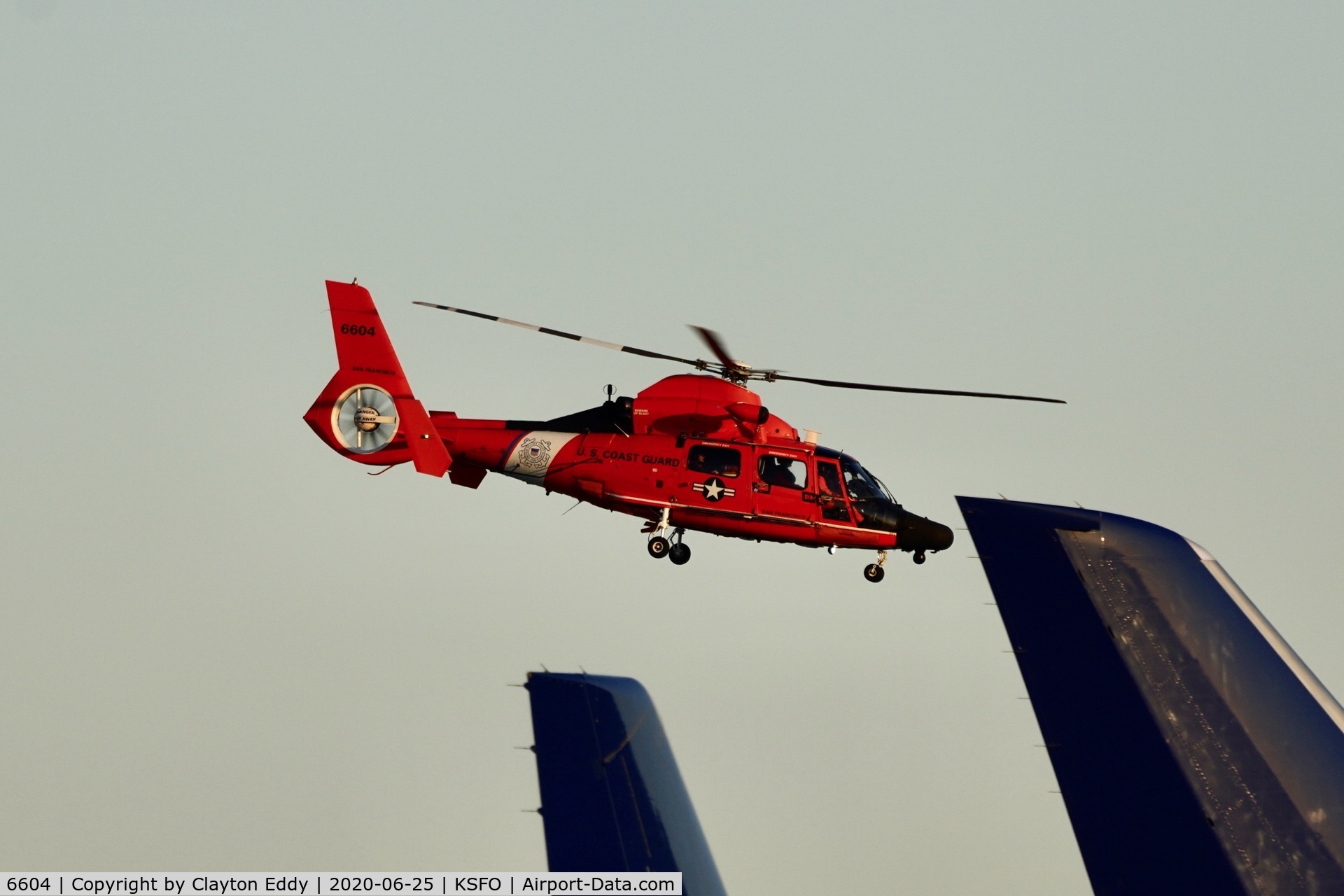 6604, 2007 Aerospatiale MH-65D Dolphin C/N 6794, 2007 MH-65D Dolphin SFO 2020.