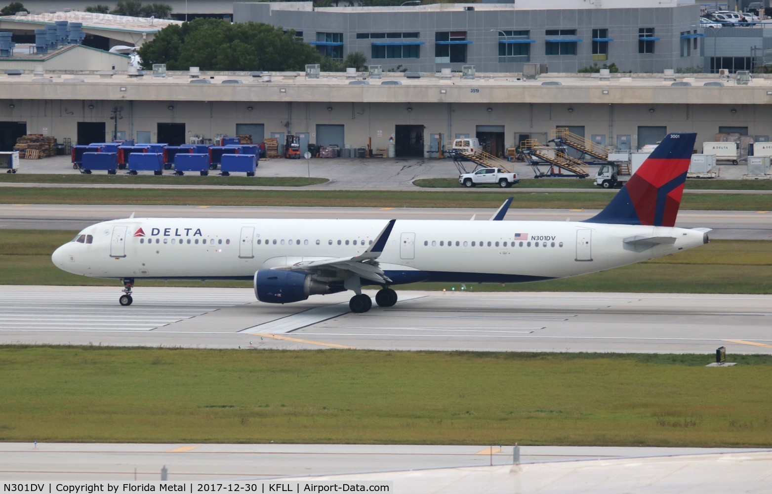 N301DV, 2016 Airbus A321-211 C/N 6923, Registration was changed to DV in honor of Dave Vorgias, who flew the first Delta A321 delivery flight in 2016, he died in February 2017