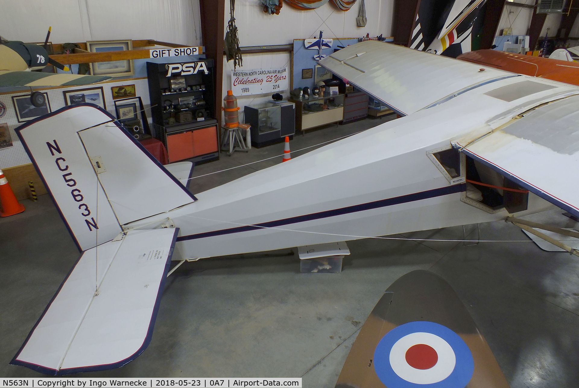 N563N, 1930 Curtiss-Robertson 4C-1A C/N 712, Curtiss-Robertson Robin 4C-1A at the Western North Carolina Air Museum, Hendersonville NC