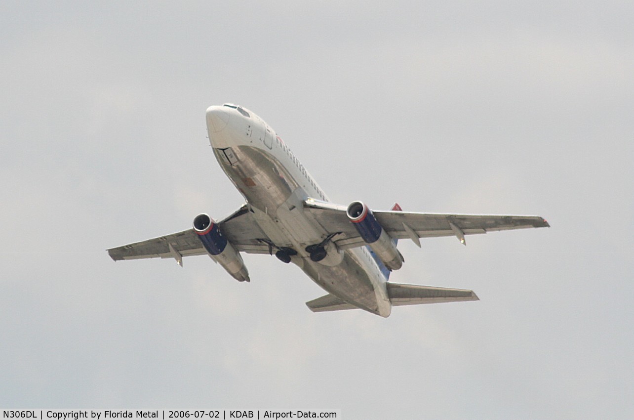 N306DL, 1983 Boeing 737-232 C/N 23078, DAB 2006