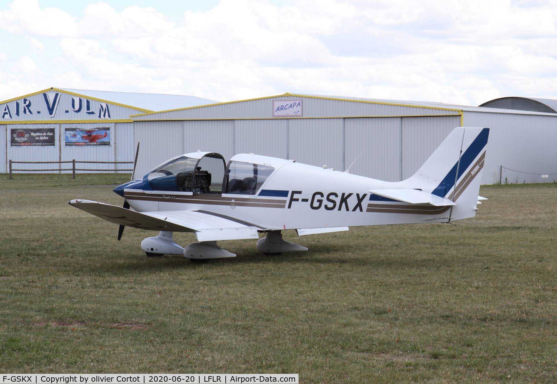 F-GSKX, Robin DR-400-120 C/N 2415, Saint Rambert on a saturday of june 2020