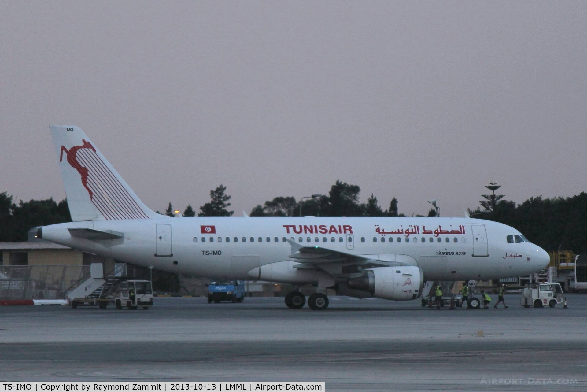 TS-IMO, 2001 Airbus A319-114 C/N 1479, A319 TS-IMO Tunisair