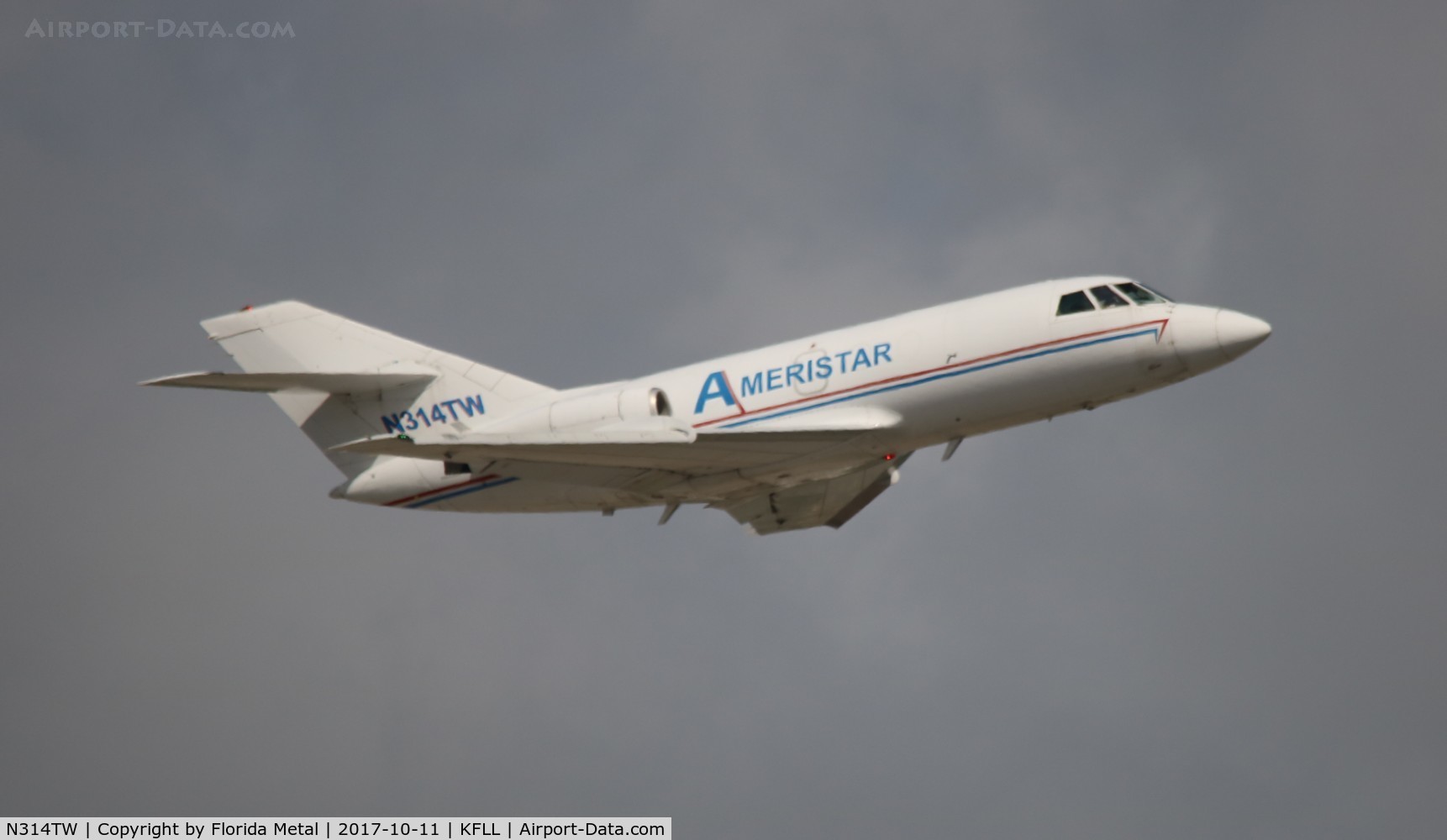 N314TW, 1974 Dassault Falcon (Mystere) 20E C/N 314, FLL 2017