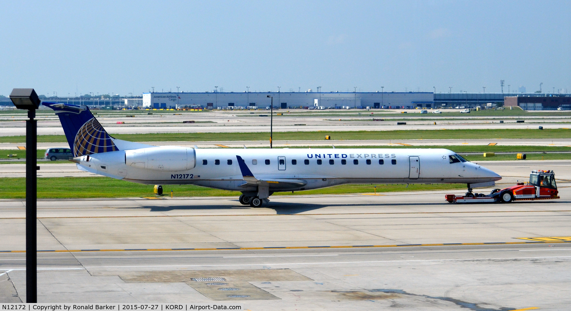 N12172, 2004 Embraer ERJ-145XR (EMB-145XR) C/N 14500864, Towed O'Hare