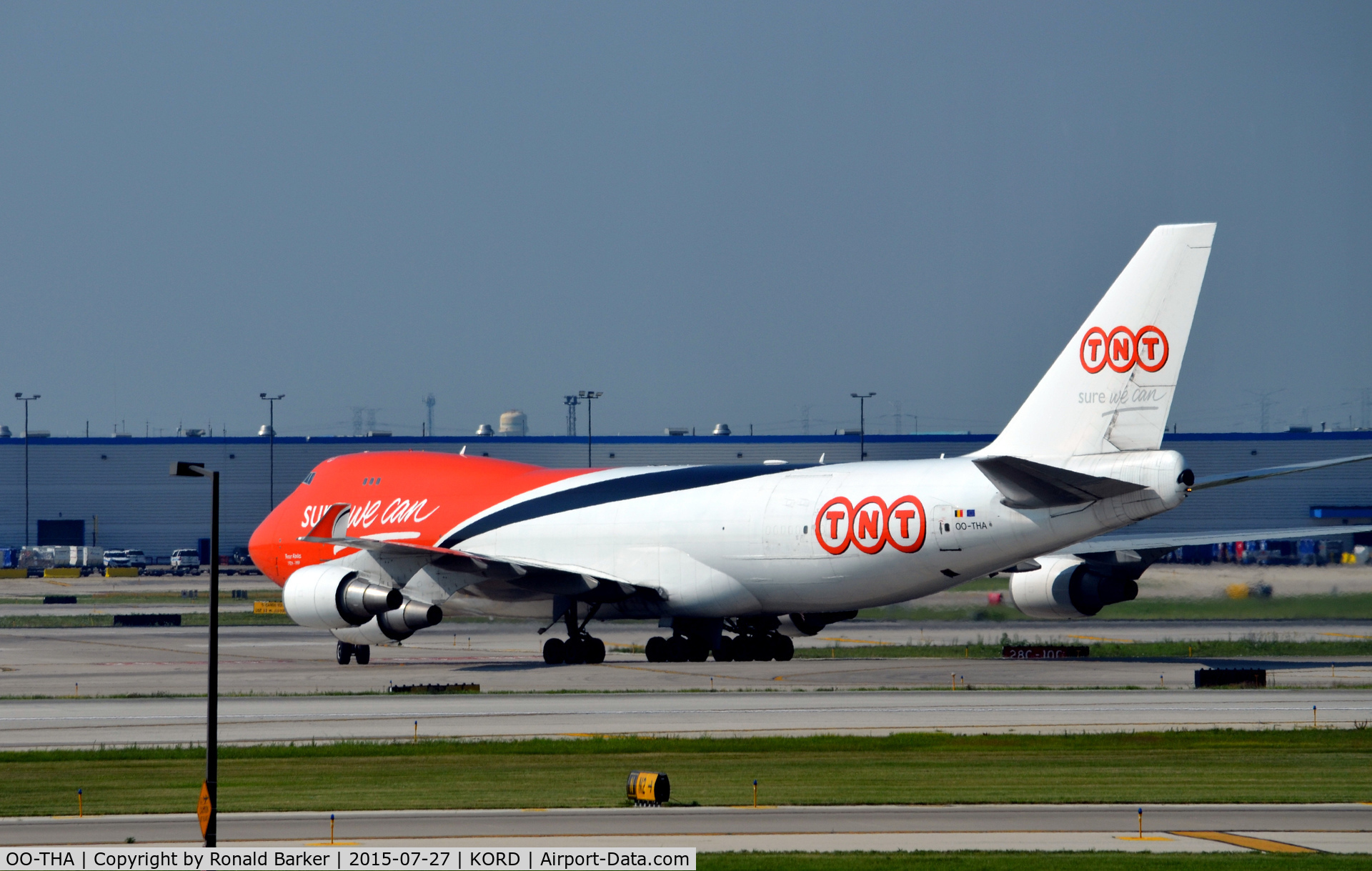 OO-THA, 2006 Boeing 747-4HAF/ER/SCD C/N 35232, Taxi O'Hare