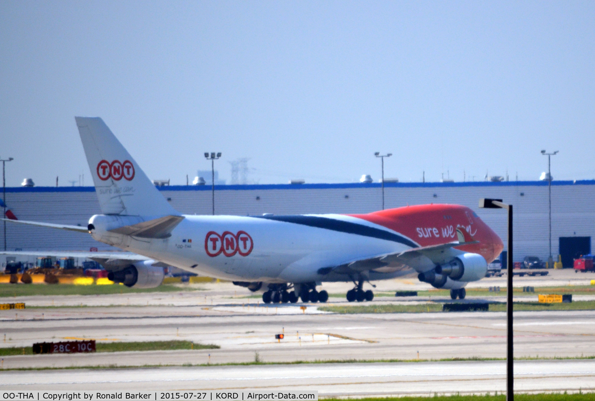 OO-THA, 2006 Boeing 747-4HAF/ER/SCD C/N 35232, Taxi O'Hare