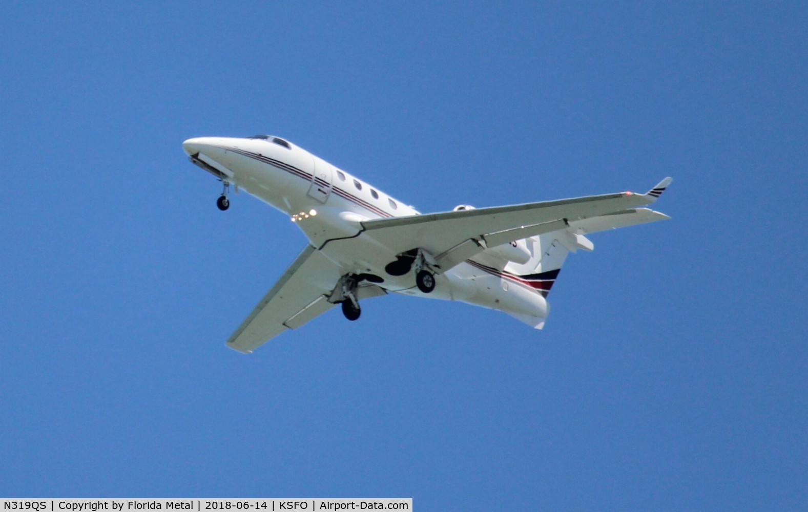 N319QS, 2013 Embraer EMB-505 Phenom 300 C/N 50500164, SFO 2018