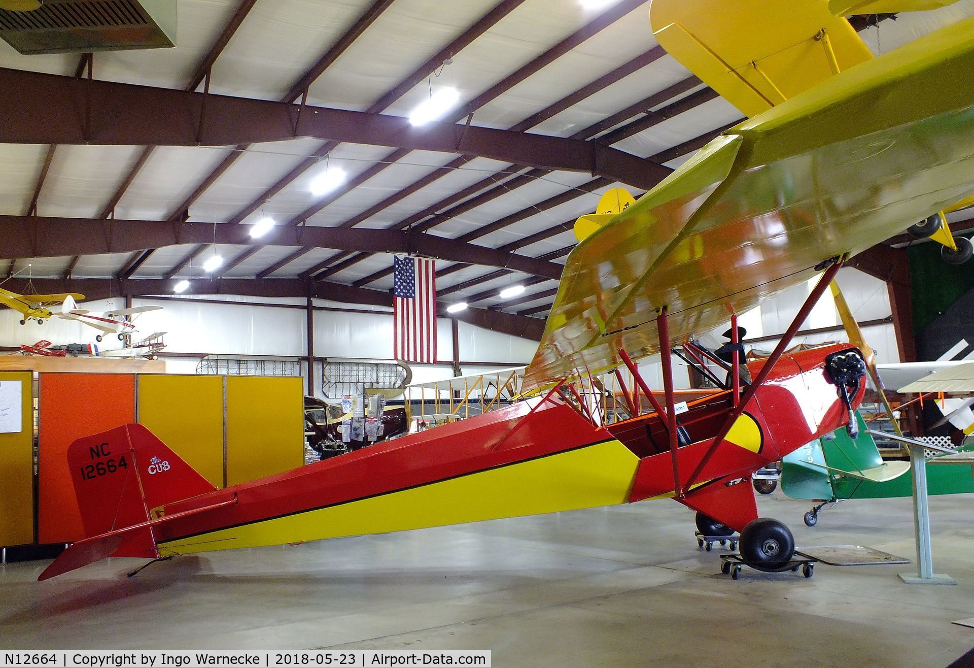 N12664, 1932 Piper E-2 C/N 36, Taylor E-2 Cub at the Western North Carolina Air Museum, Hendersonville NC  #1