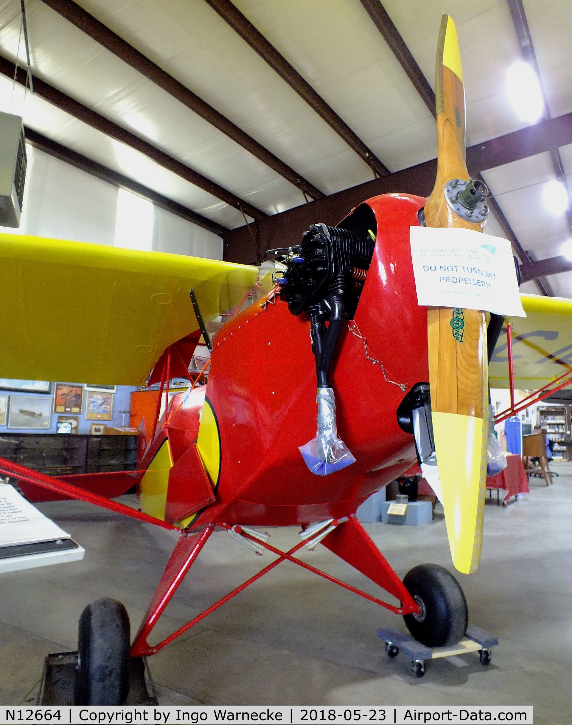 N12664, 1932 Piper E-2 C/N 36, Taylor E-2 Cub at the Western North Carolina Air Museum, Hendersonville NC  #1