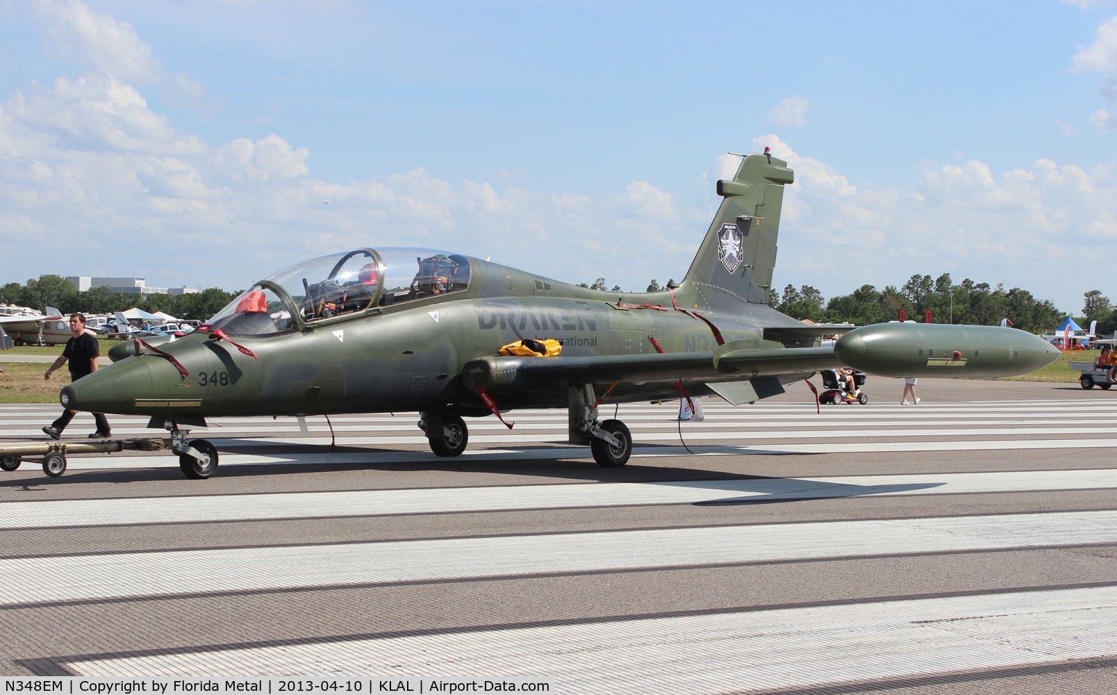 N348EM, 1991 Aermacchi MB-339CB C/N 6829/180, SNF 2013