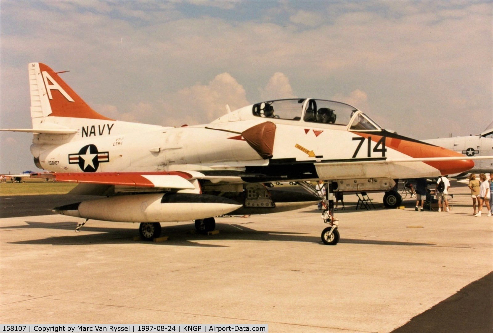 158107, Douglas TA-4J Skyhawk C/N 14144, NAS Corpus Christi.
