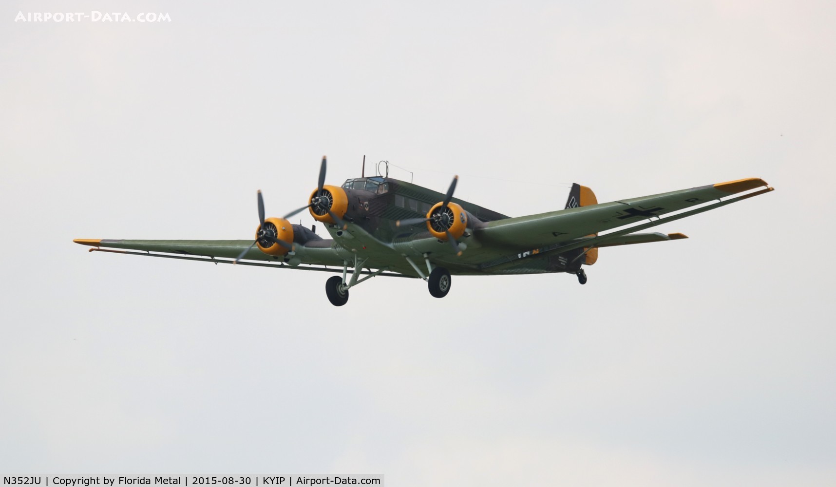 N352JU, 1941 Junkers (CASA) 352L (Ju-52) C/N 67, TOM 2015