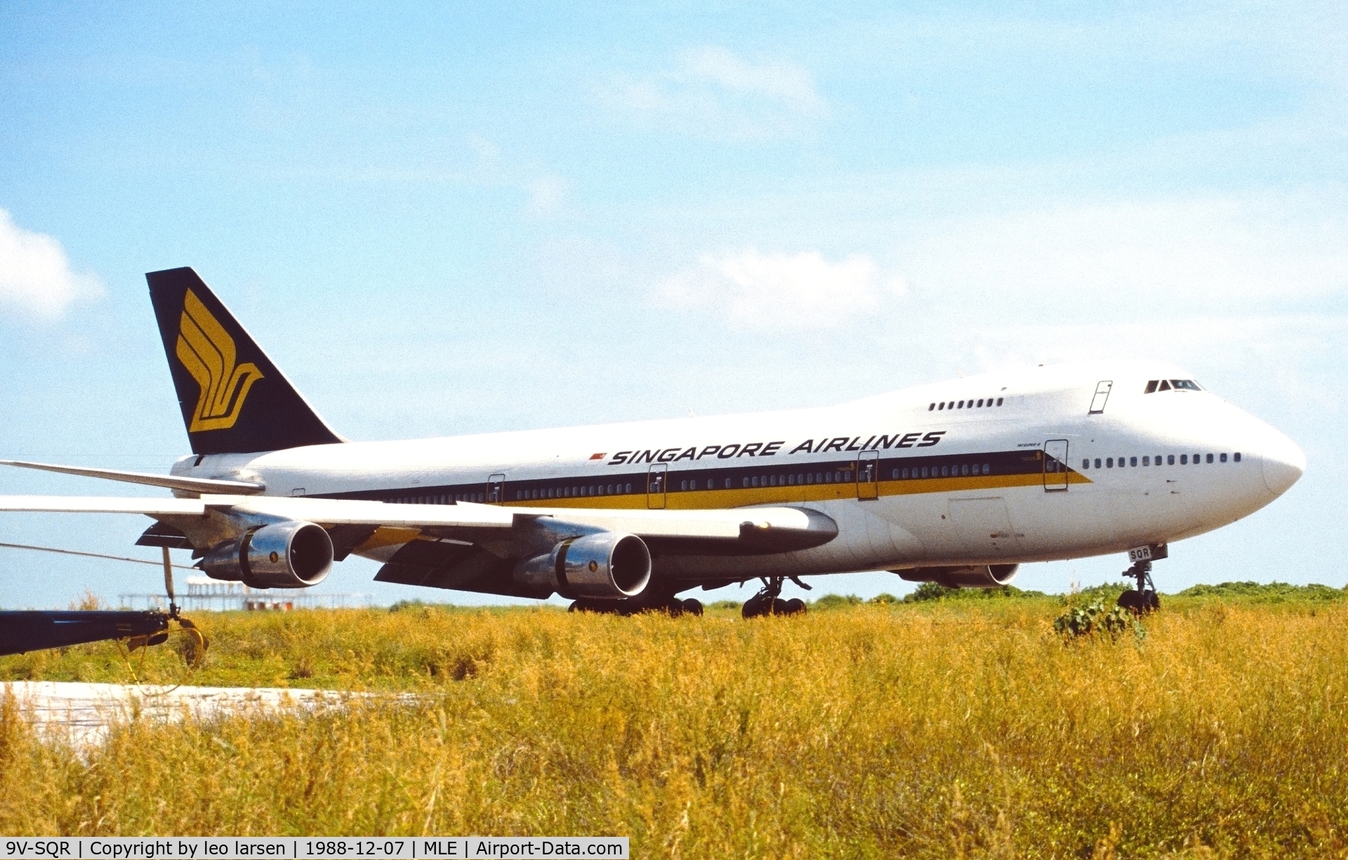 9V-SQR, 1980 Boeing 747-212B C/N 21943, Male 7.12.88
