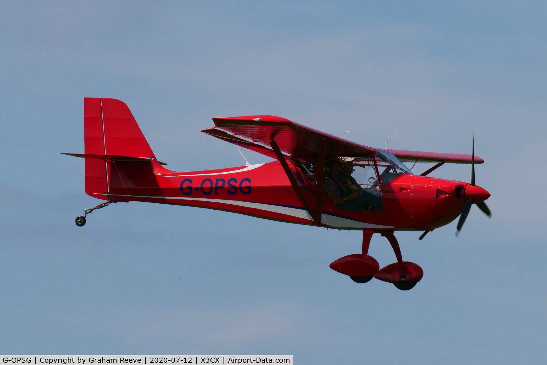 G-OPSG, 2013 Aeropro Eurofox 912(S) C/N LAA 376-15148, Landing at Northrepps.
