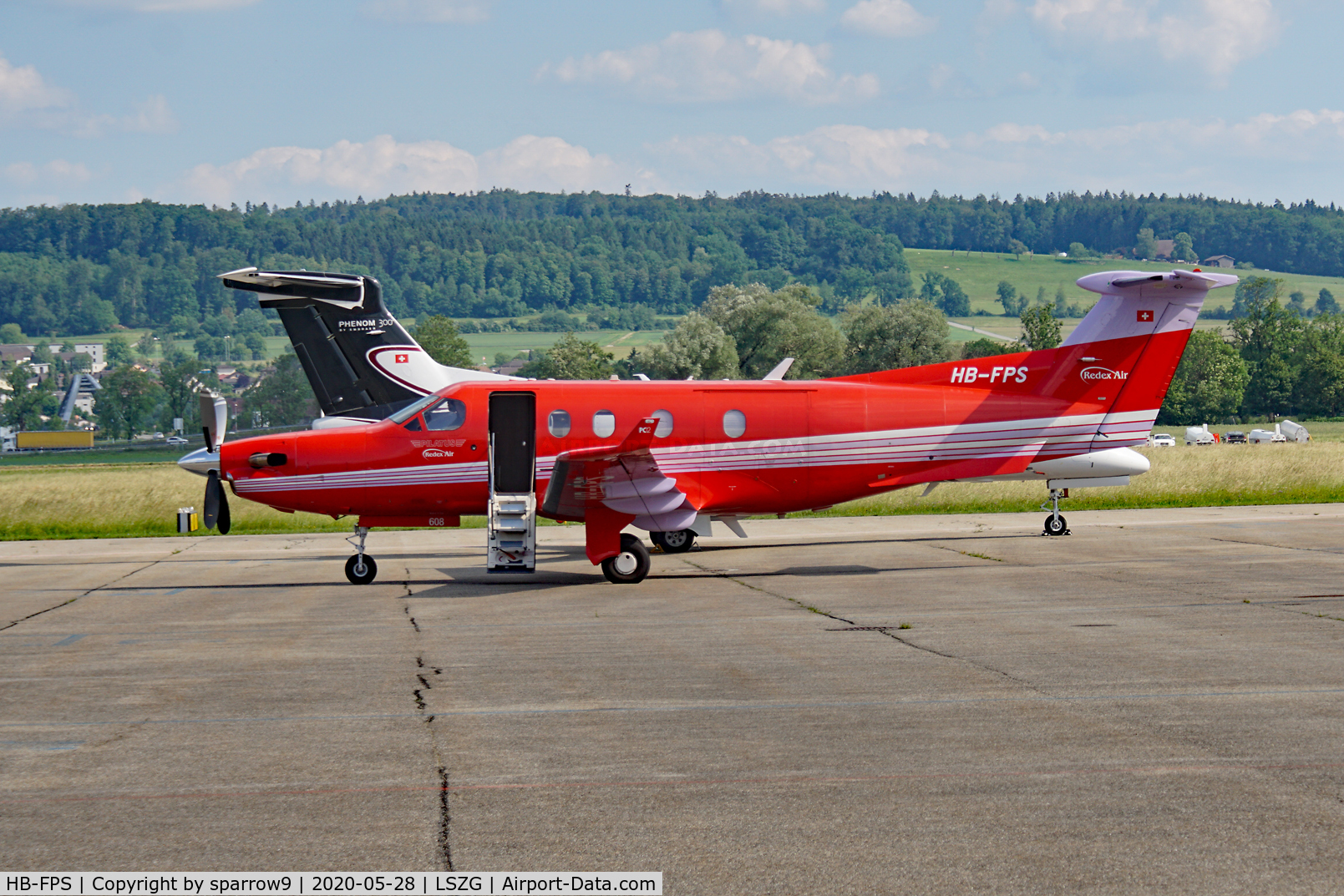 HB-FPS, 2005 Pilatus PC-12/45 C/N 608, At Grenchen
