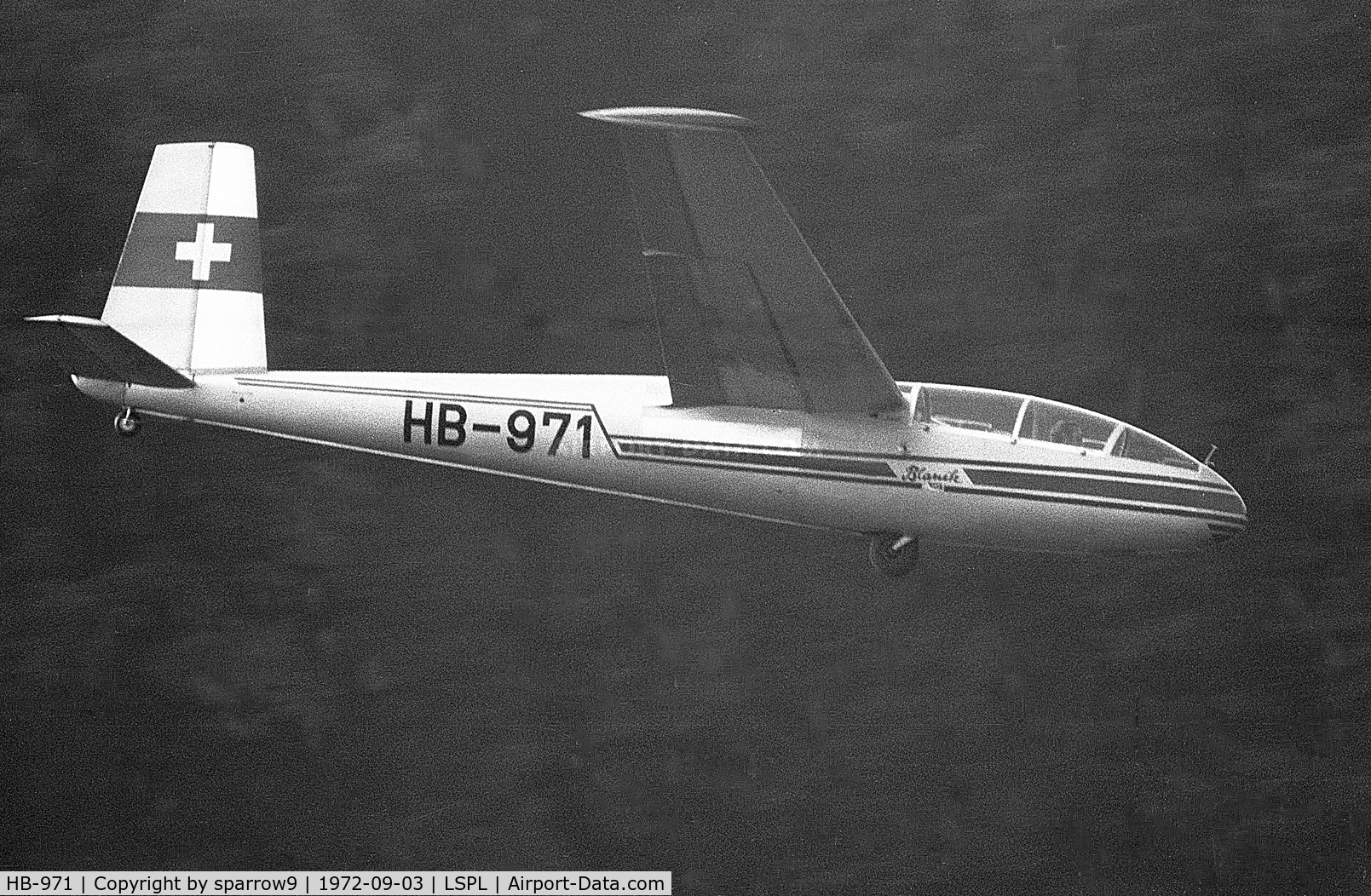 HB-971, 1969 Let L-13 Blanik C/N 174129, At Bleienbach Fluegerchilbi
