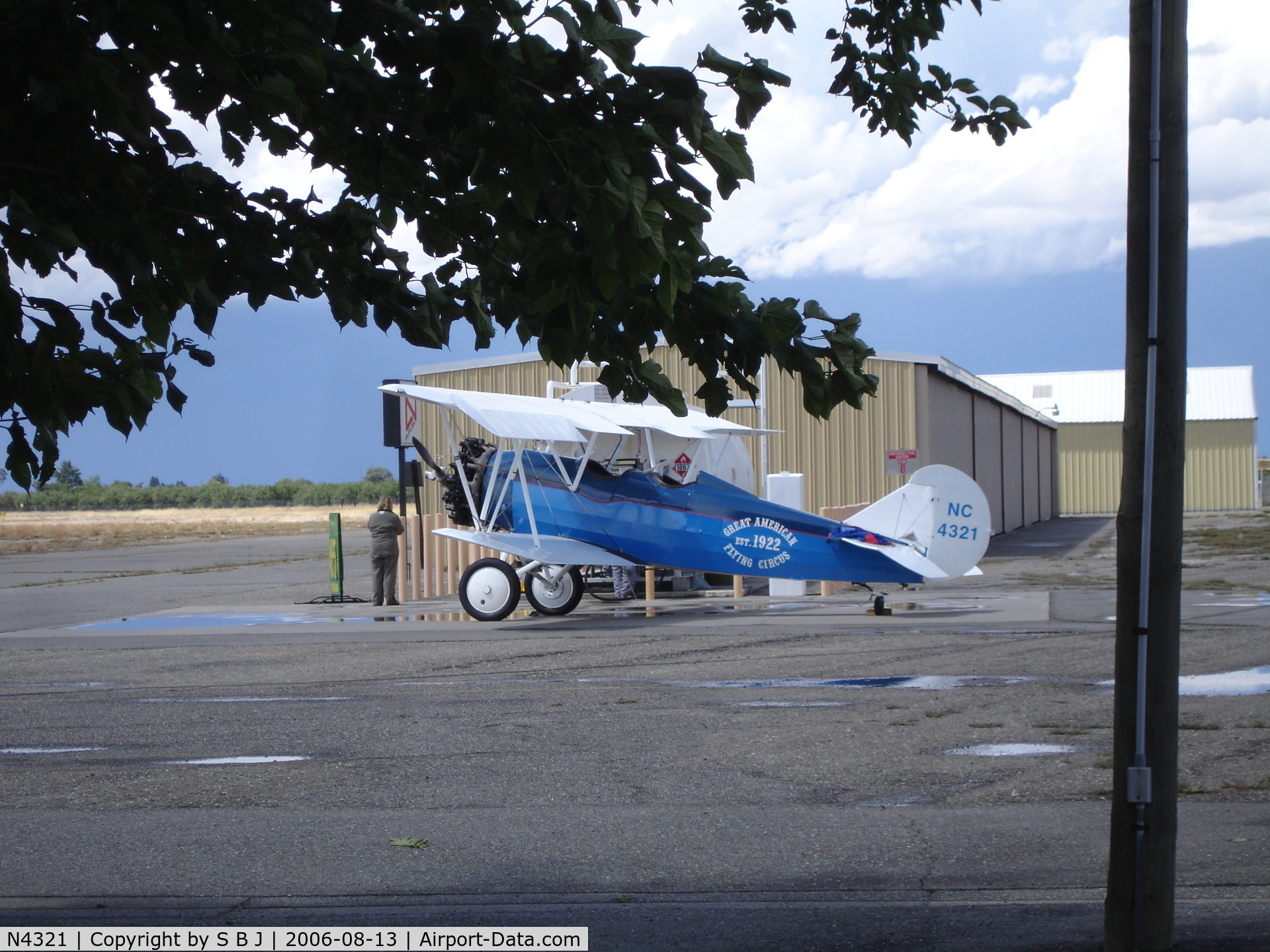 N4321, 1930 Curtiss-Wright Travel Air 4000 C/N 374, A stop at Orland for gas and conditions to improve as they fly north.