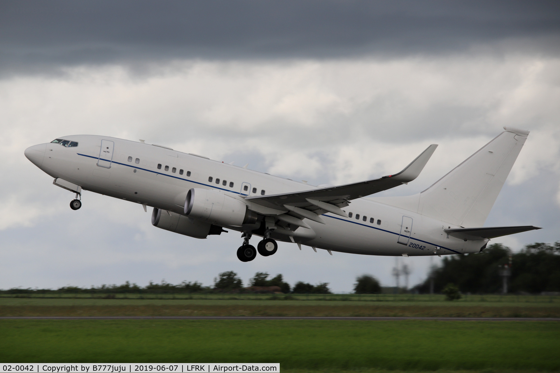 02-0042, 2003 Boeing C-40B (737-7FD BBJ) C/N 33500, for 75 D-Day anniversary