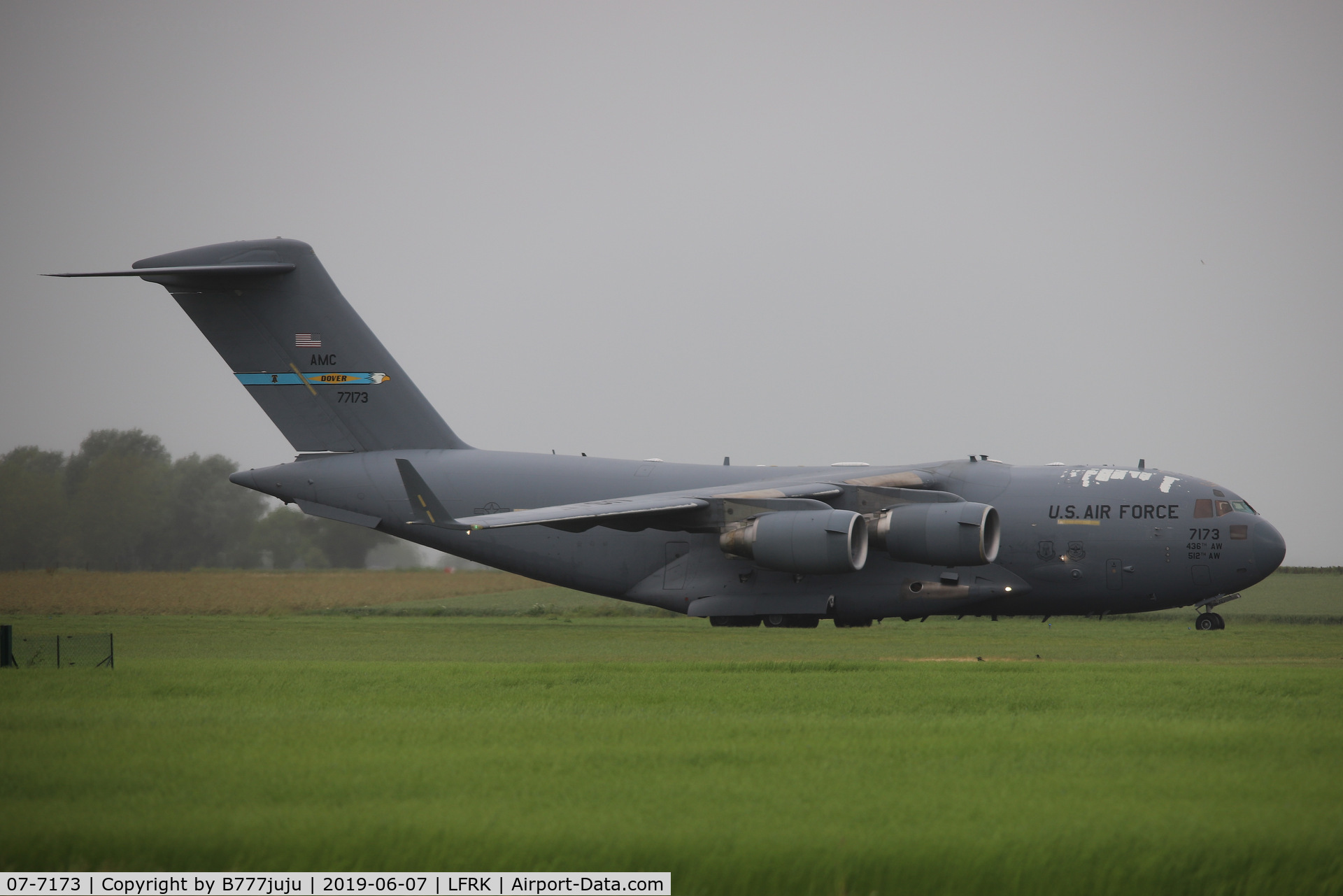 07-7173, 2007 Boeing C-17A Globemaster III C/N P-173, for 75 D-Day anniversary