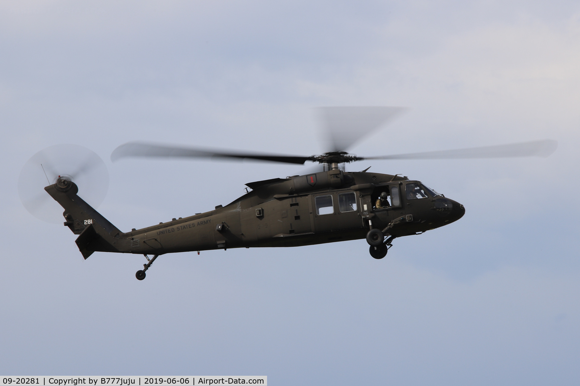 09-20281, Sikorsky UH-60M Black Hawk C/N Not found 09-20281, for 75 D-Day anniversary
at Carentan