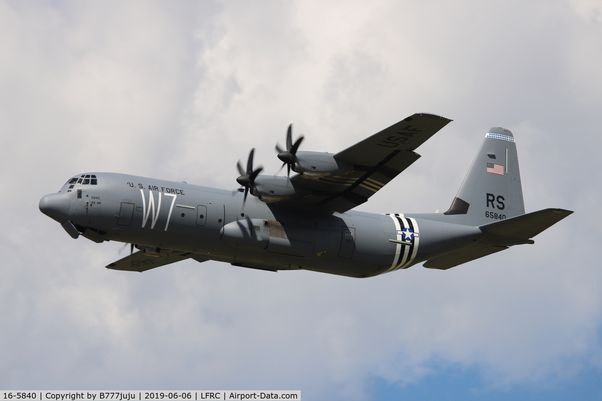 16-5840, Lockheed Martin C-130J-30 Super Hercules C/N 382-5840, for 75 D-Day anniversary