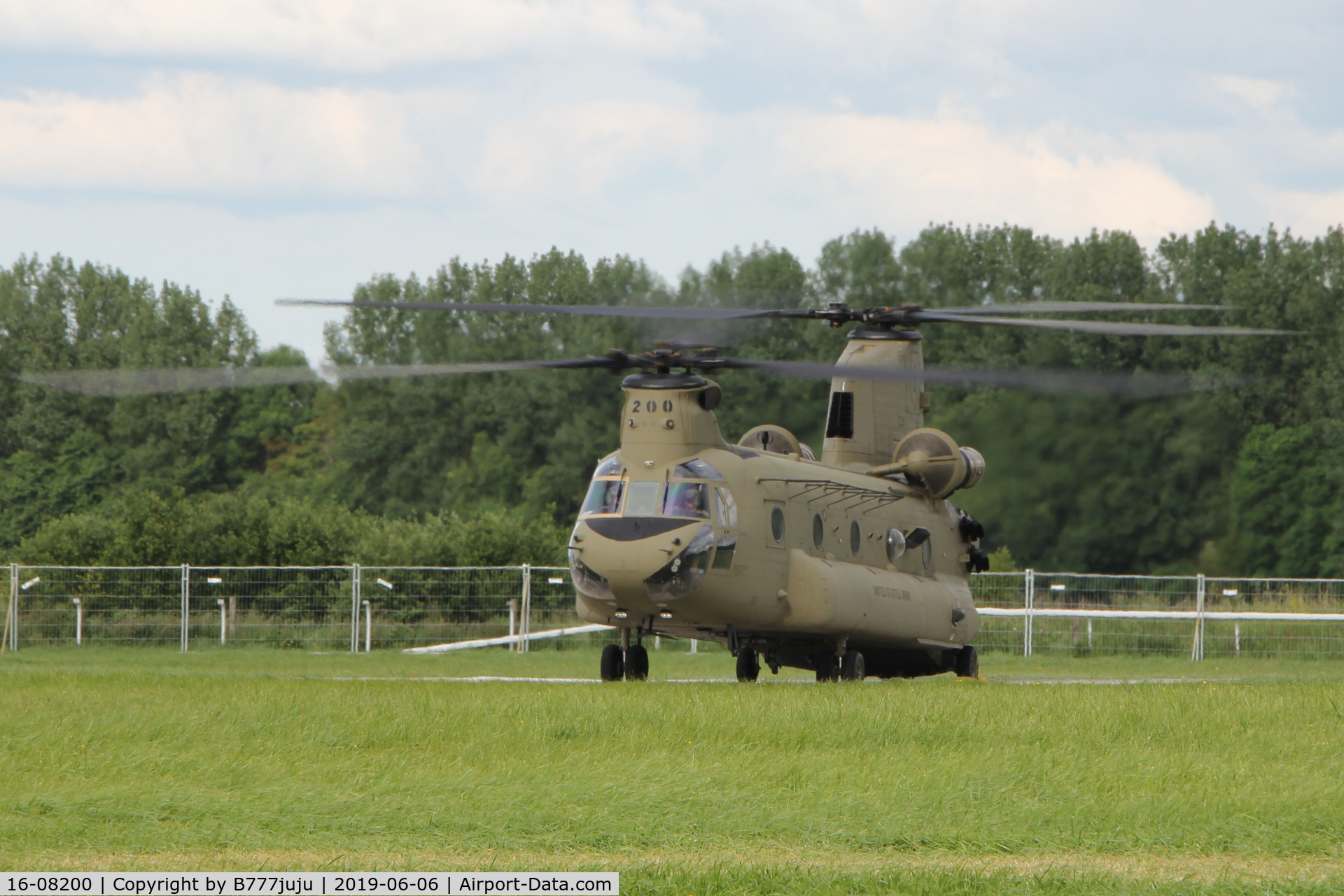 16-08200, Boeing CH-47F Chinook C/N M.8200, for 75 D-Day anniversary
at Carentan