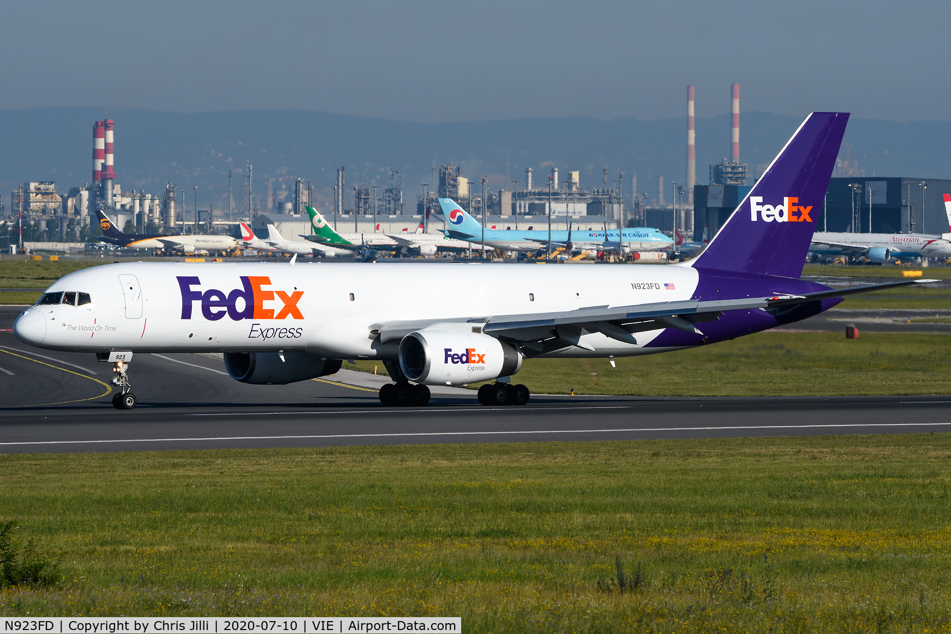 N923FD, 1992 Boeing 757-204 C/N 26266, FedEx Express