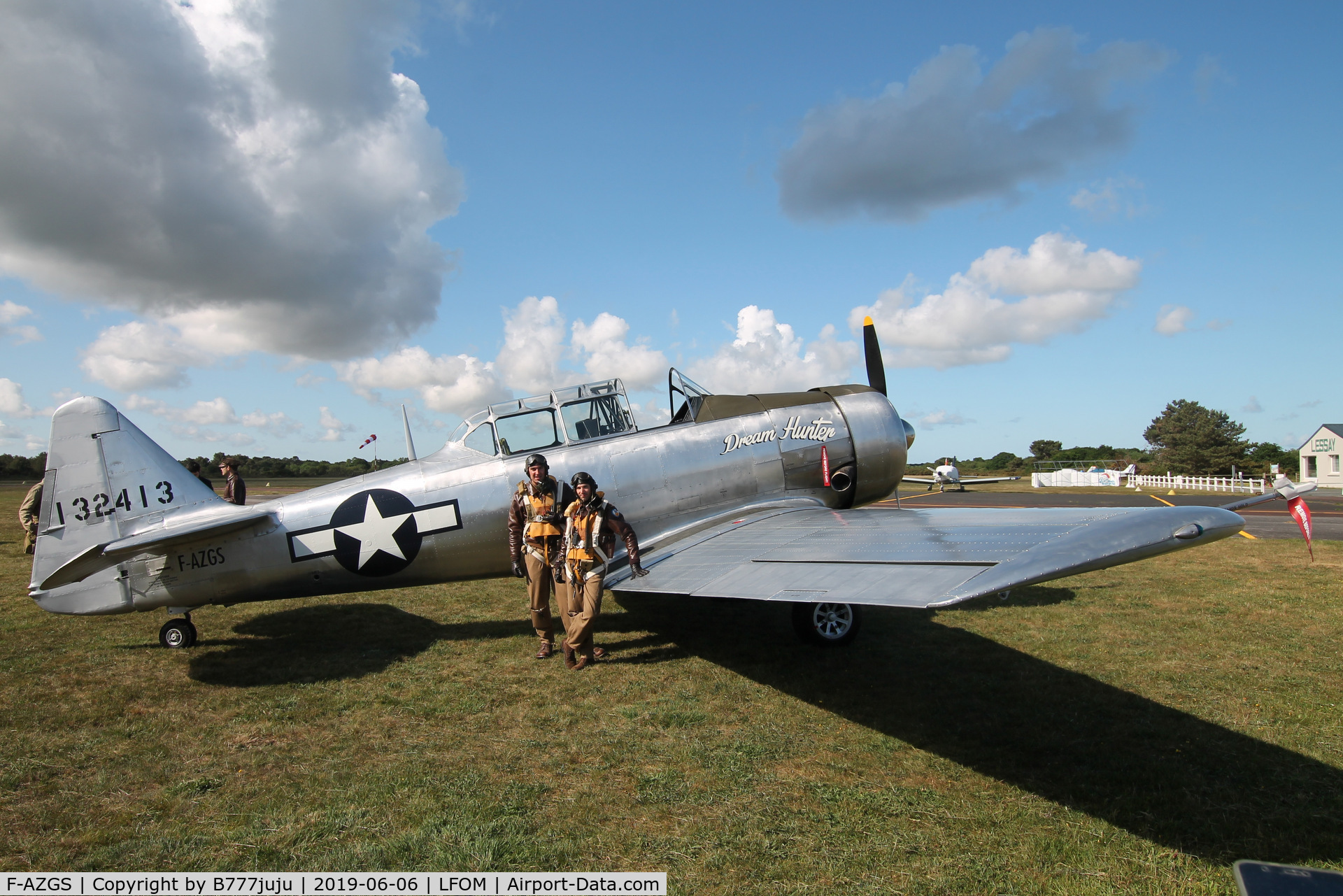 F-AZGS, North American T-6G Texan C/N 168-556, for 75 D-Day anniversary