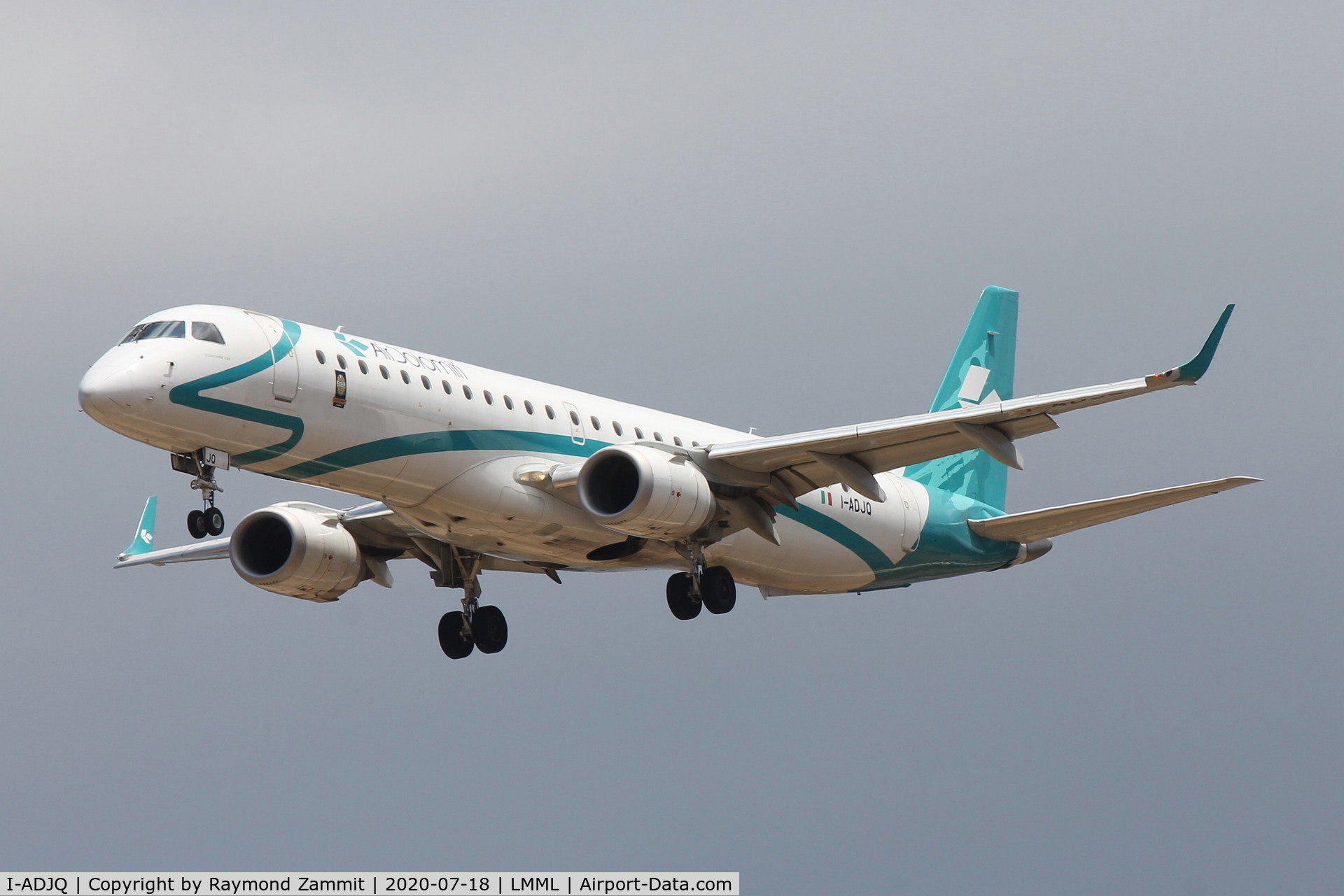 I-ADJQ, 2012 Embraer 195LR (ERJ-190-200LR) C/N 19000587, Embraer 195LR I-ADJQ Air Dolomiti