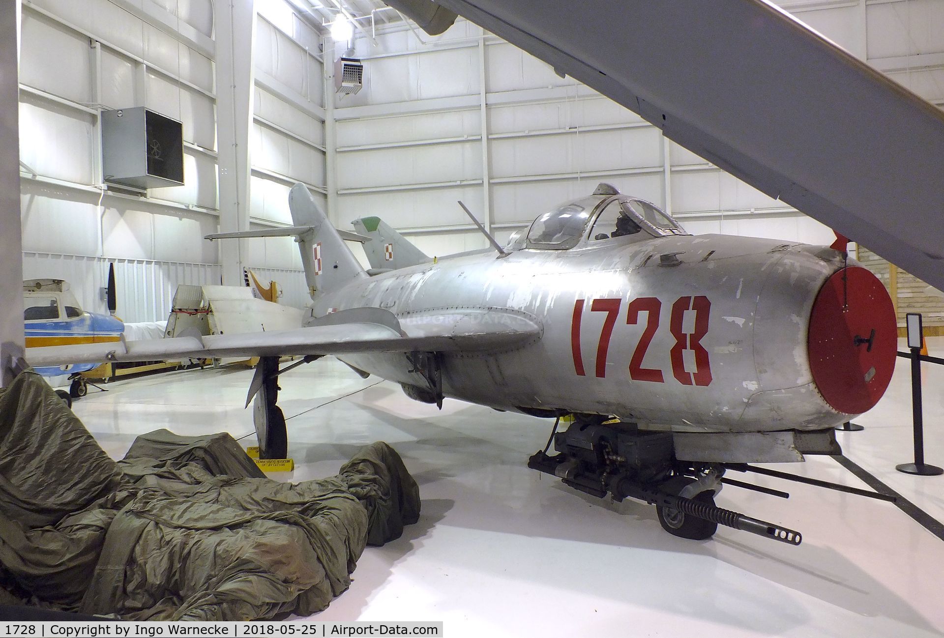 1728, PZL-Mielec Lim-5R C/N IC-1728, PZL-Mielec Lim-5R (MiG-17F) FRESCO at the Tennessee Museum of Aviation, Sevierville TN