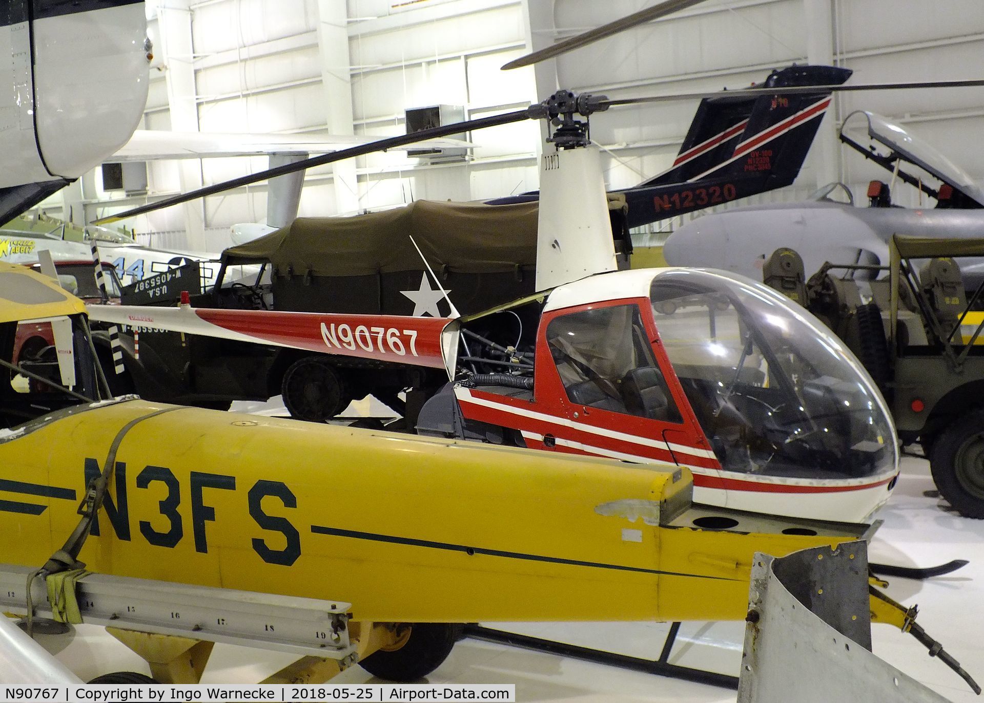 N90767, 1982 Robinson R22 C/N 0265, Robinson R22 at the Tennessee Museum of Aviation, Sevierville TN