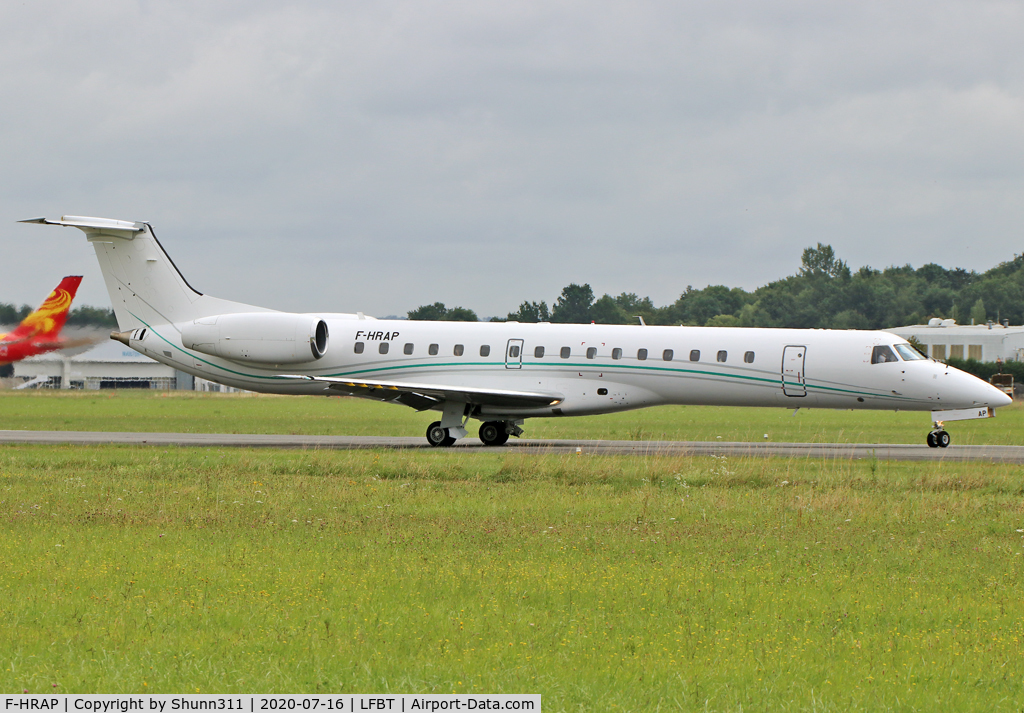 F-HRAP, 2008 Embraer (Harbin) EMB-145LI (ERJ-145LI) C/N 14501019, Landing rwy 20... Air France flight this day...