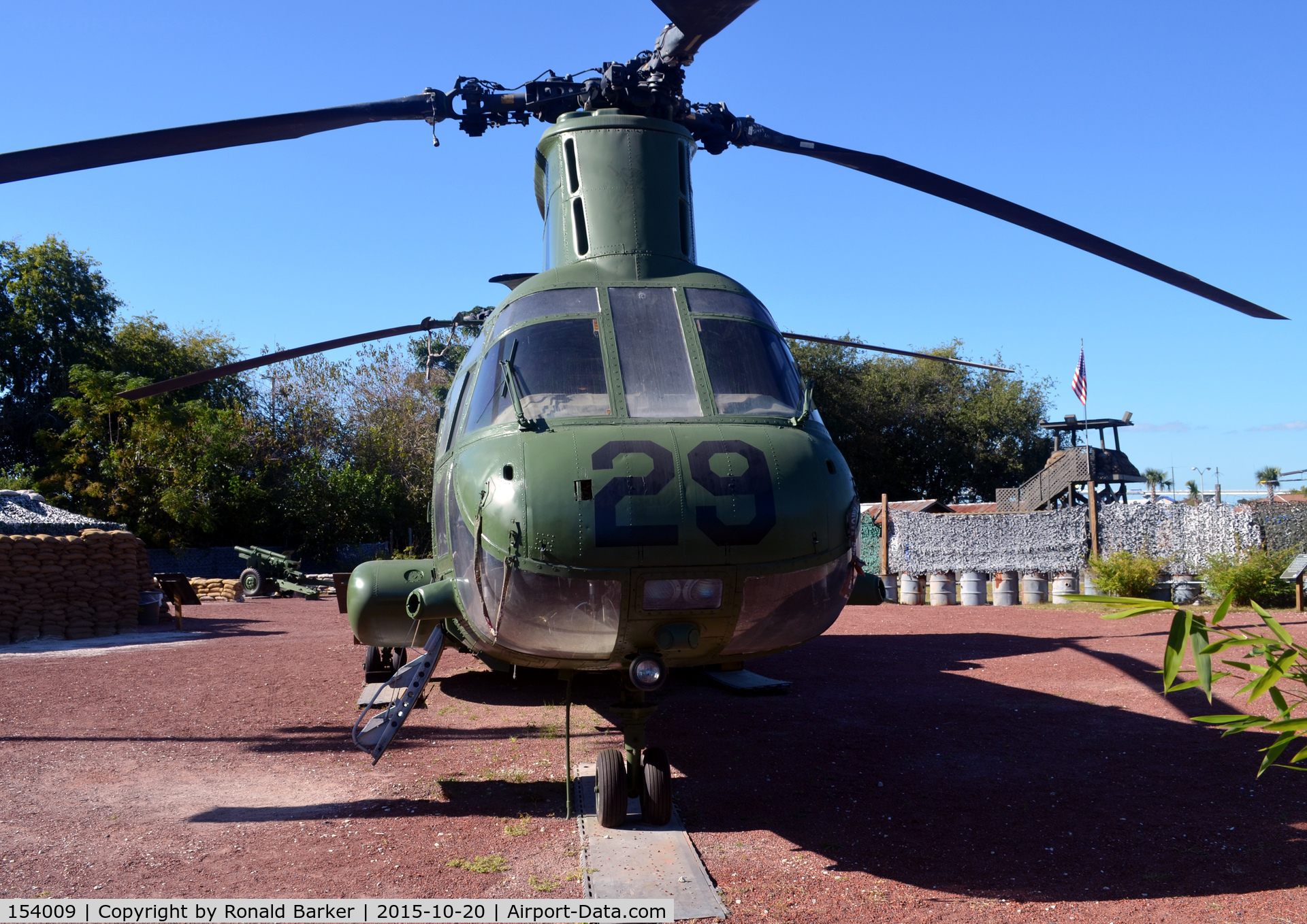 154009, Boeing Vertol CH-46E Sea Knight C/N 2360, CH-46E  Vietnam Village  Patriots Point