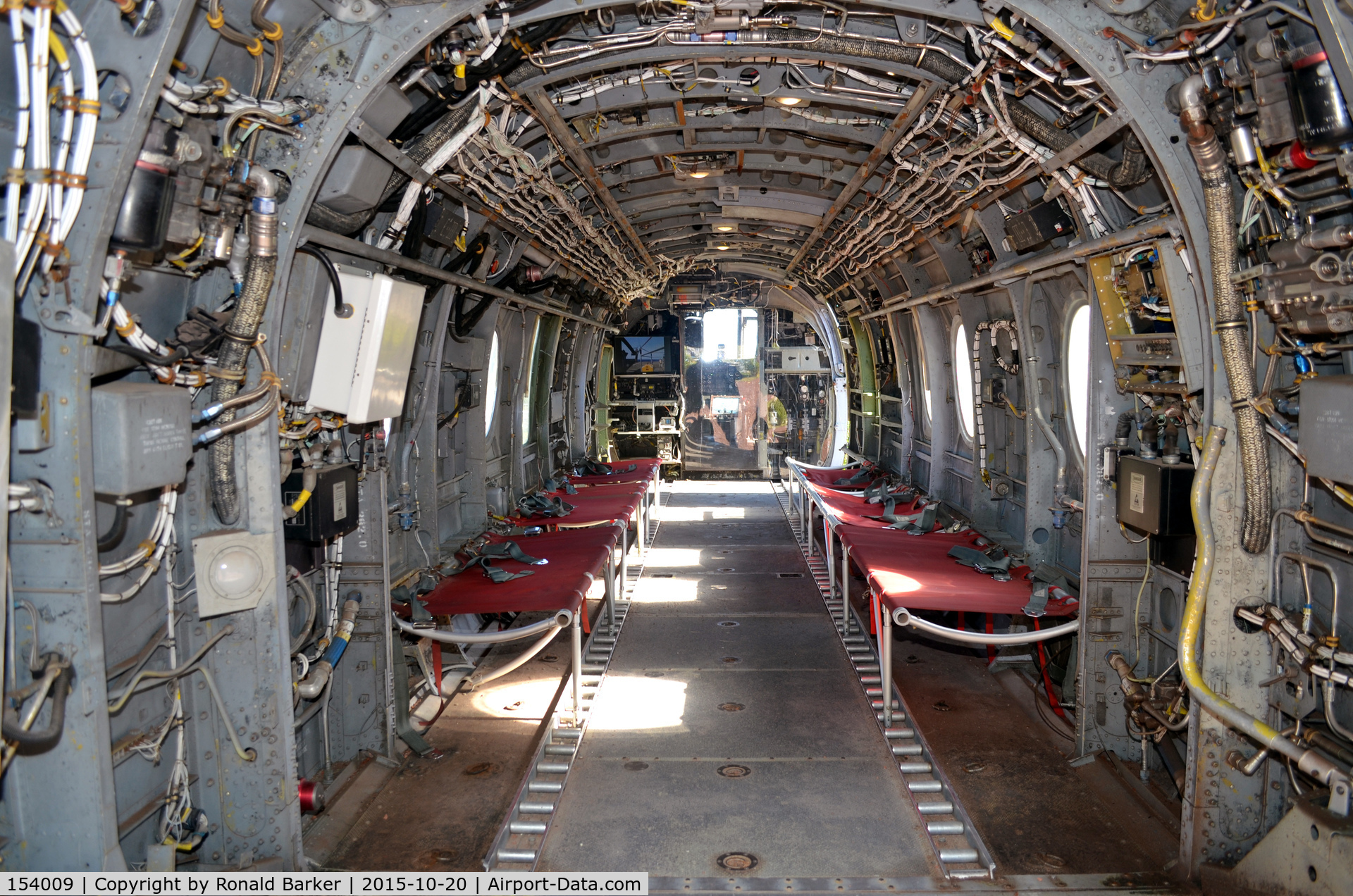 154009, Boeing Vertol CH-46E Sea Knight C/N 2360, CH-46E Cabin Vietnam Village  Patriots Point