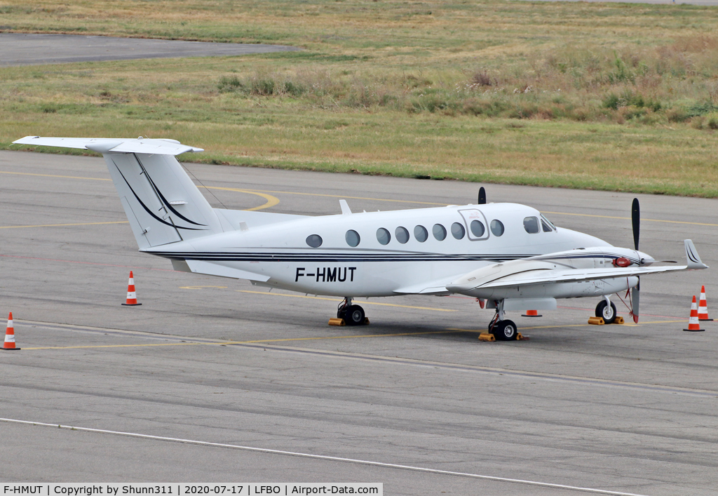 F-HMUT, 2015 Beech 300 C/N FL-937, Parked at the General Aviation area...