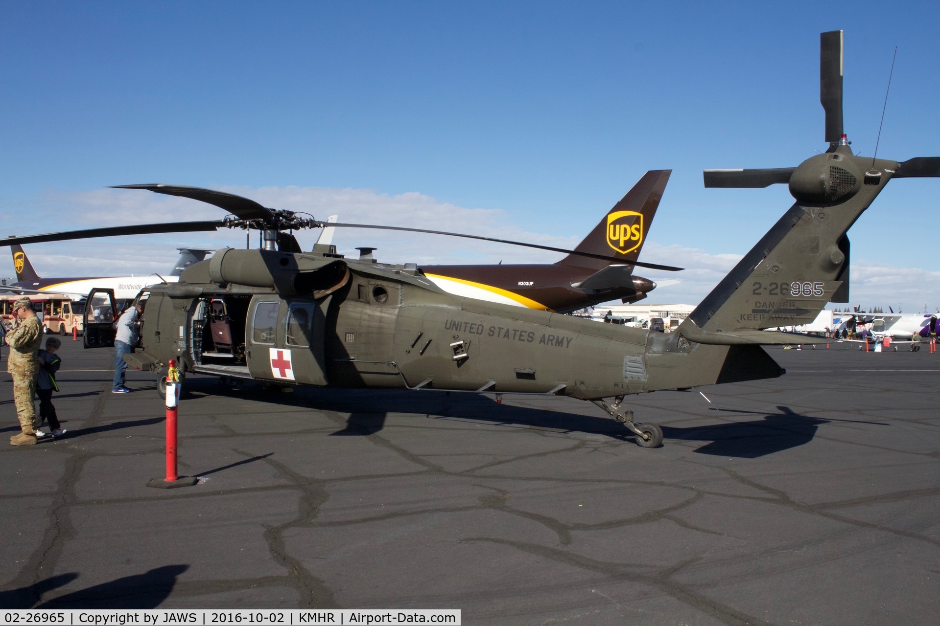02-26965, Sikorsky HH-60L Black Hawk C/N Not found 02-26965, 02-26965 Sikorsky HH-60L Blackhawk 1st Batt, 168th Av Regt, California Army National Guard at KMHR .