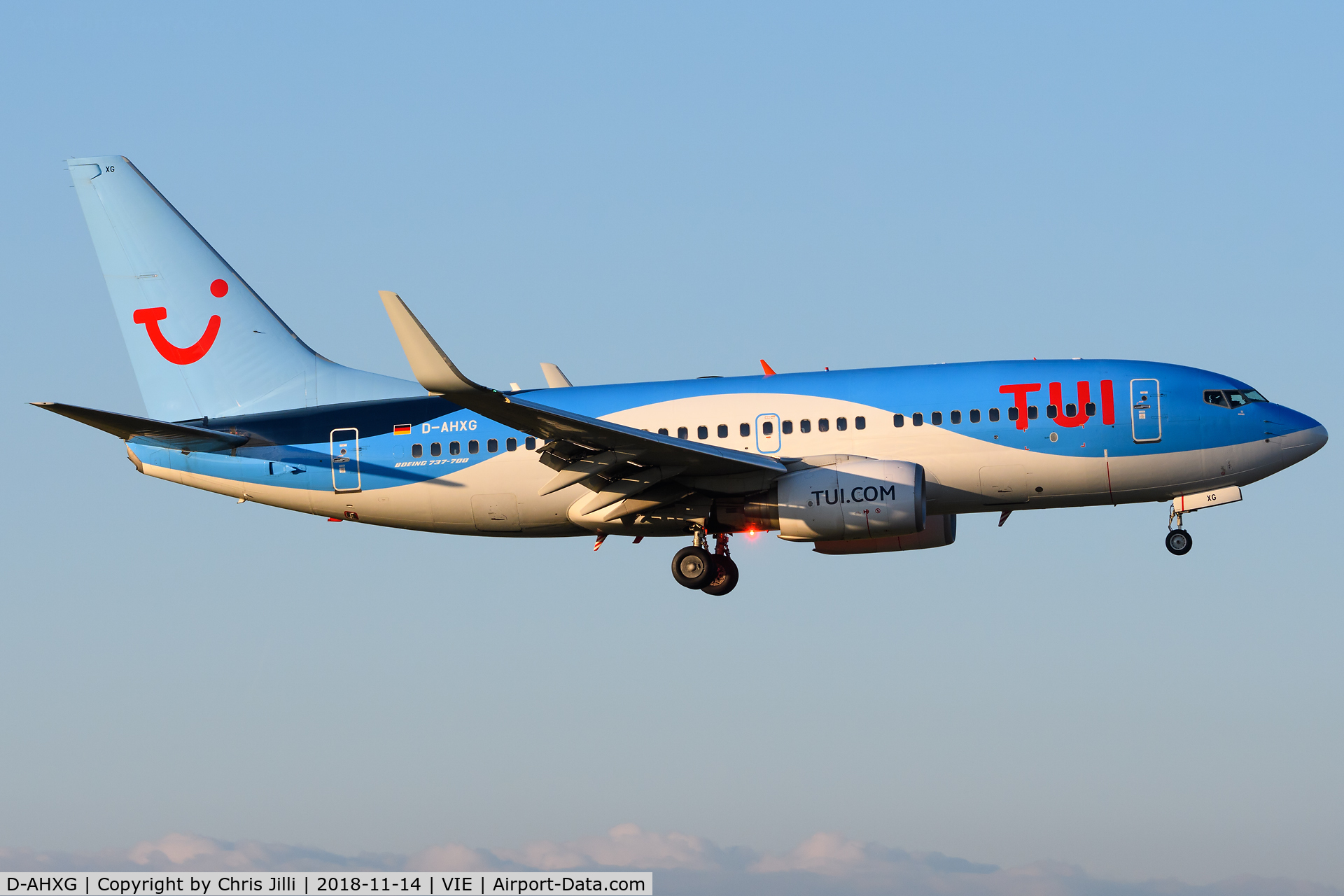 D-AHXG, 2008 Boeing 737-7K5 C/N 35140, TUI