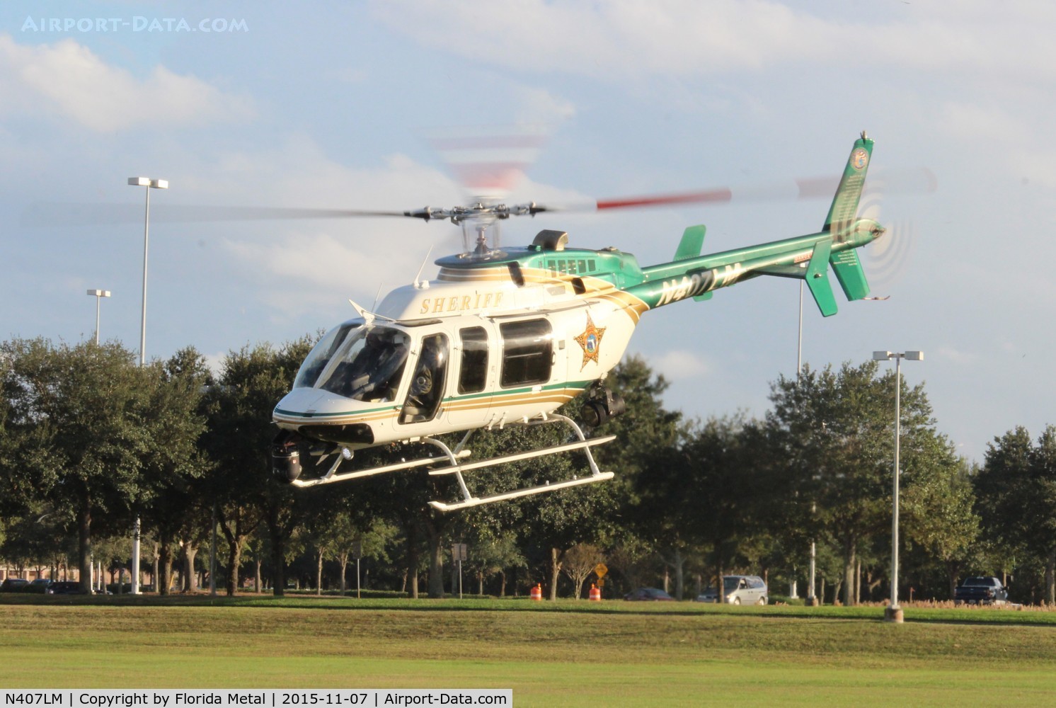 N407LM, 2007 Bell 407 C/N 53767, ORL 2015