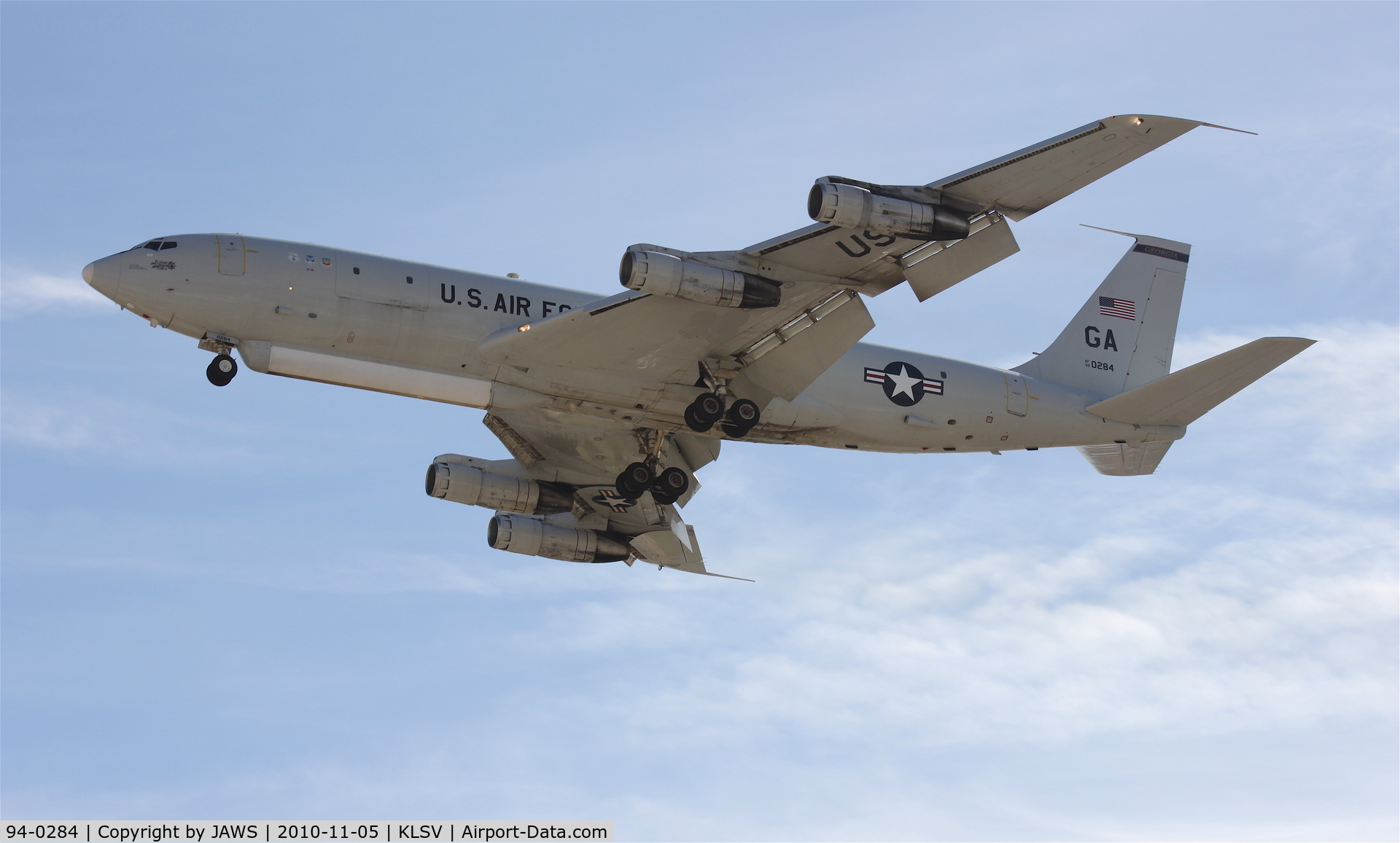 94-0284, Northrop Grumman E-8C J-STARS C/N P-5, 94-0284 GA Northrop Grumman E-8C J-STARS, c/n: P-5 @ KLSV