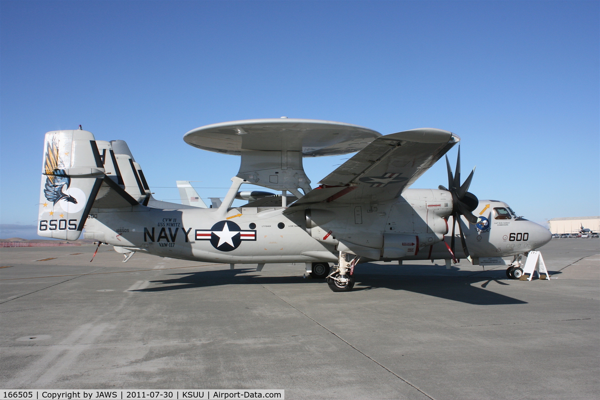 166505, Northrop Grumman E-2C Hawkeye 2000 (G-123) C/N Not found 166505, 166505 NH-600 Northrop Grumman E-2C Hawkeye c/n:     @ KSUU