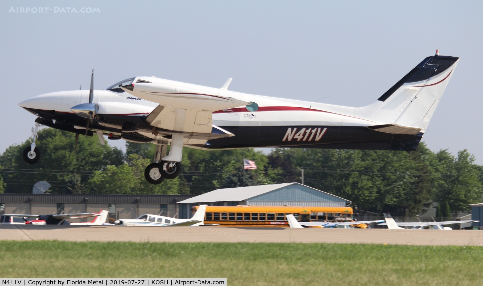 N411V, 1973 Cessna 340 C/N 340-0250, OSH 2019