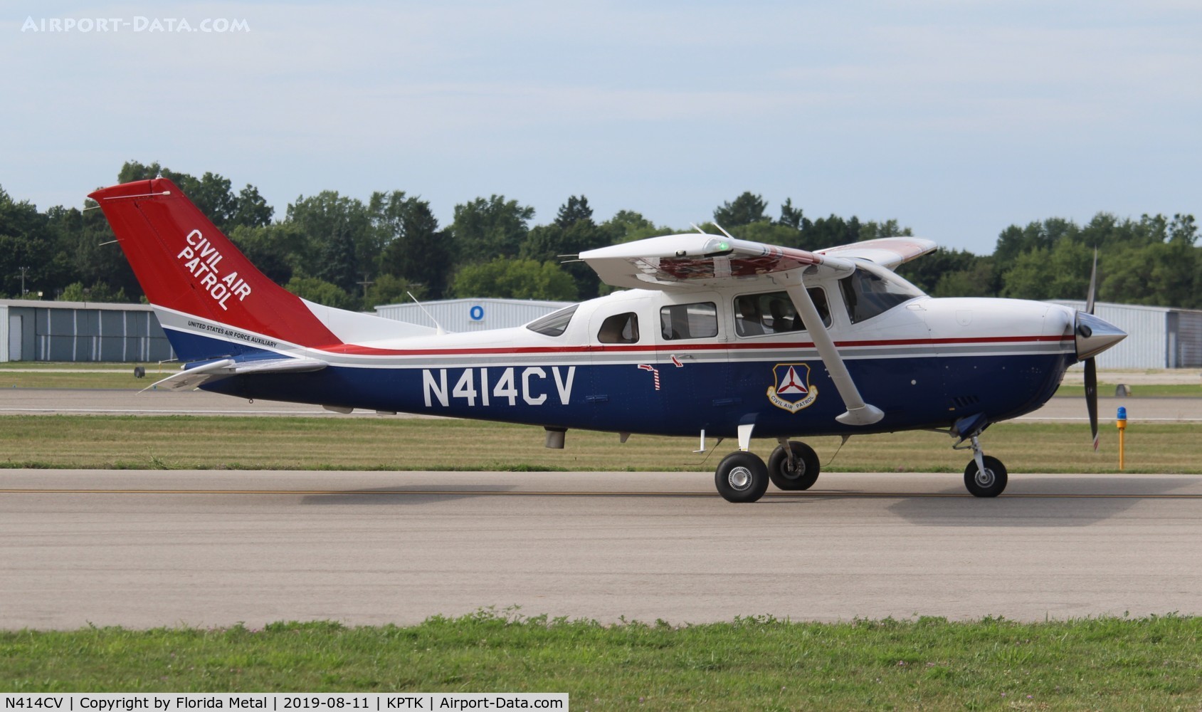 N414CV, 2016 Cessna T2006H Stationair TC C/N T20609250, Pontiac 2019
