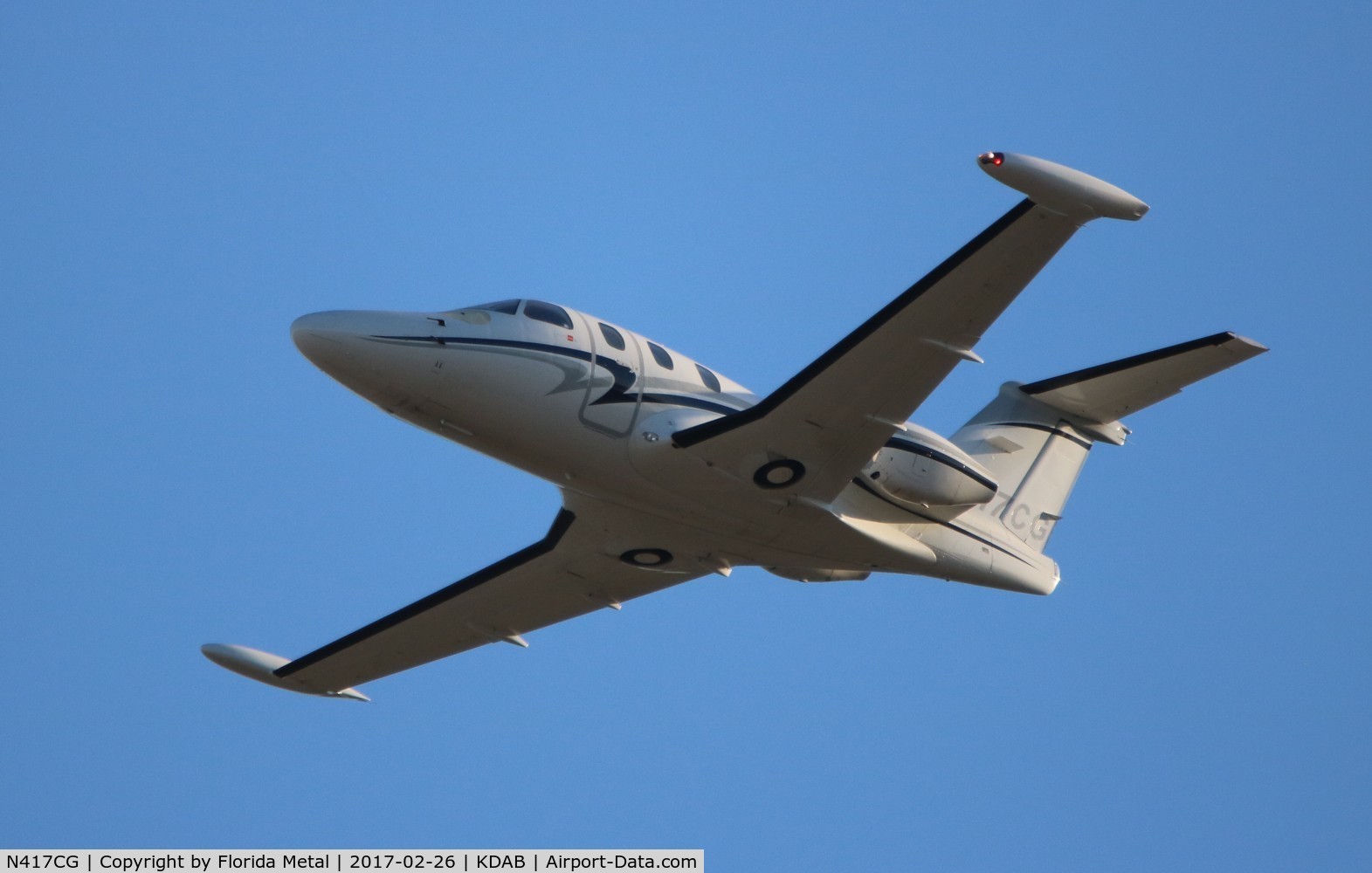 N417CG, 2007 Eclipse Aviation Corp EA500 C/N 000094, DAB 2017