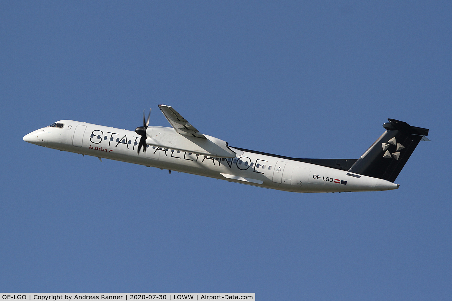 OE-LGO, 2009 De Havilland Canada DHC-8-400Q Dash 8 C/N 4281, Austrian Airlines DHC-8