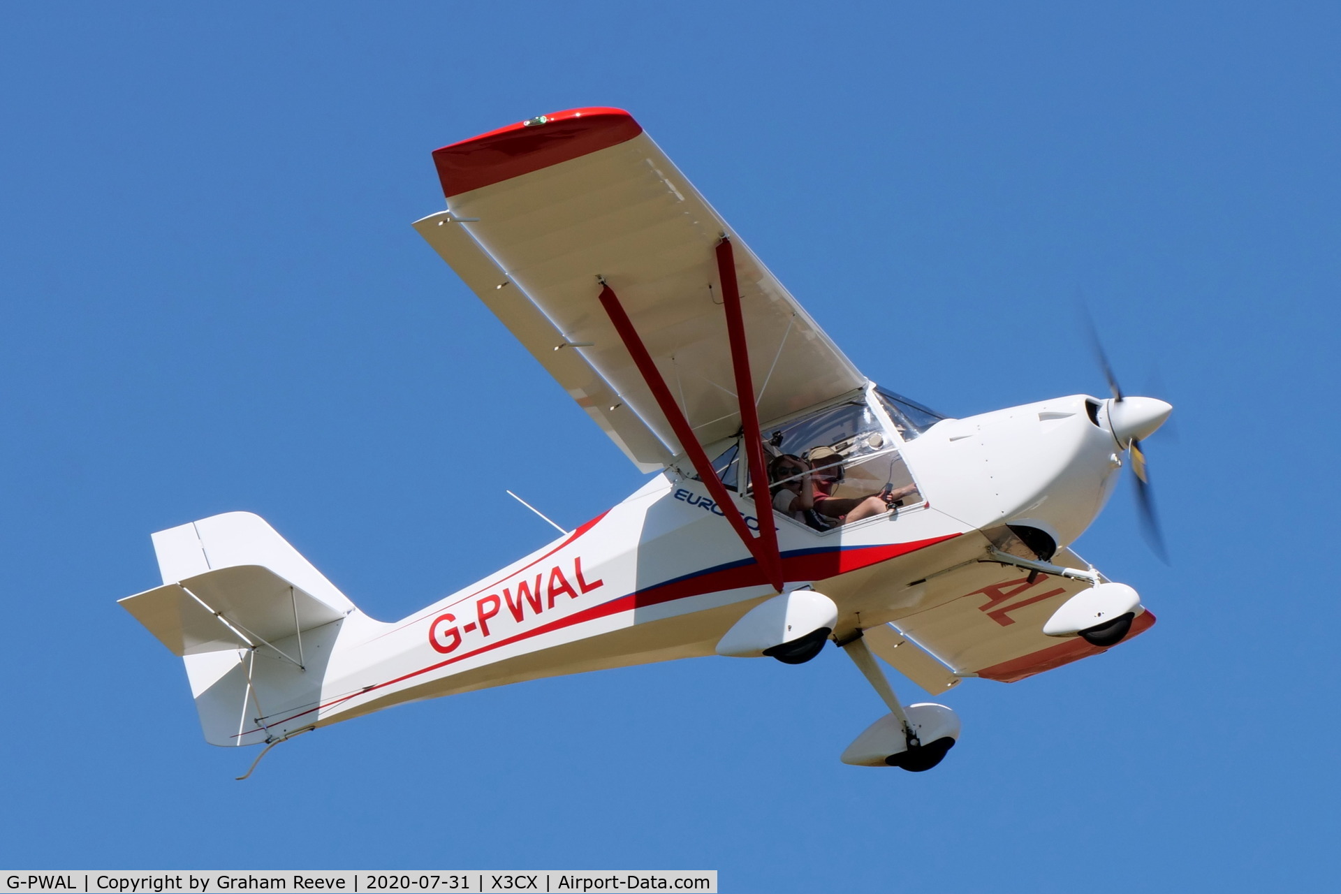 G-PWAL, 2014 Aeropro Eurofox 912(1) C/N BMAA/HB/655, Departing from Northrepps.