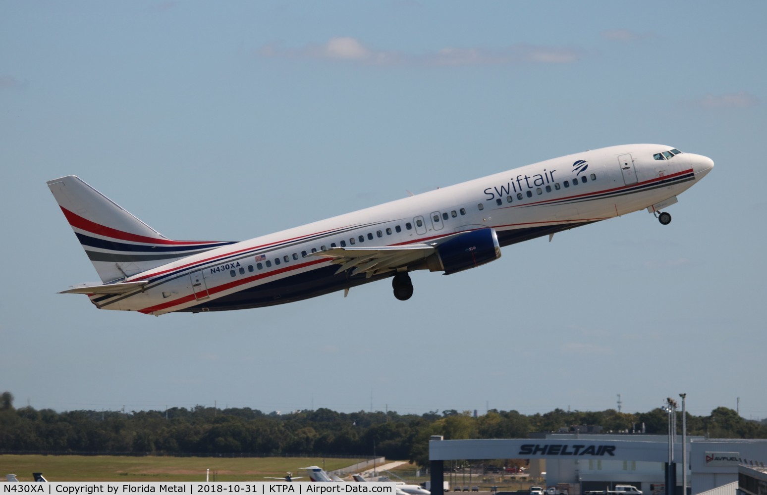 N430XA, 1991 Boeing 737-484 C/N 25430, TPA 2018