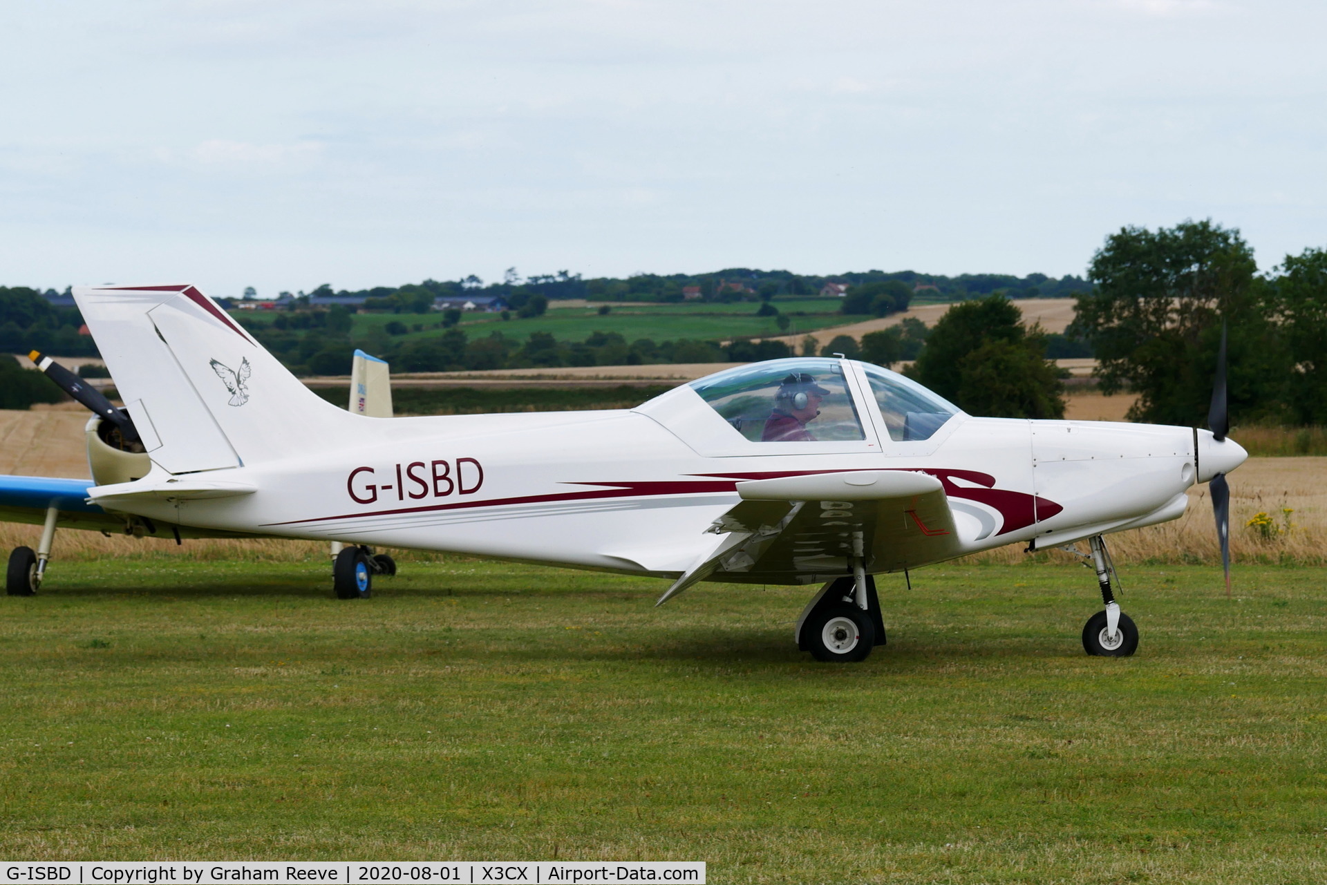 G-ISBD, 2018 Alpi Aviation Pioneer 300 Hawk C/N LAA 330A-15043, Just landed at Norhtrepps.