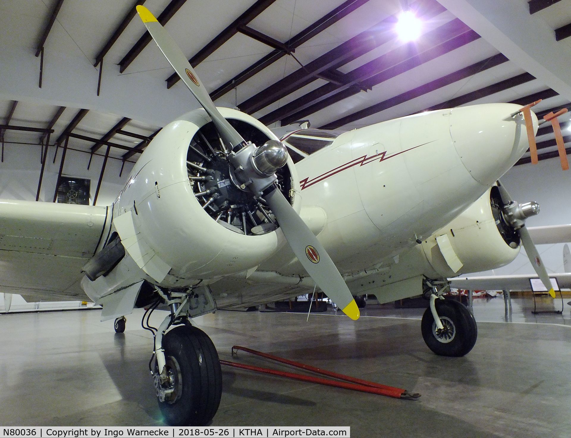 N80036, 1946 Beech D18S C/N A-187, Beechcraft D18S Twin Beech at the Beechcraft Heritage Museum, Tullahoma TN